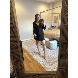 Tahari Brown Blazer Size 10 – Bronzed Hardware Detail Tailored Structured Workwe